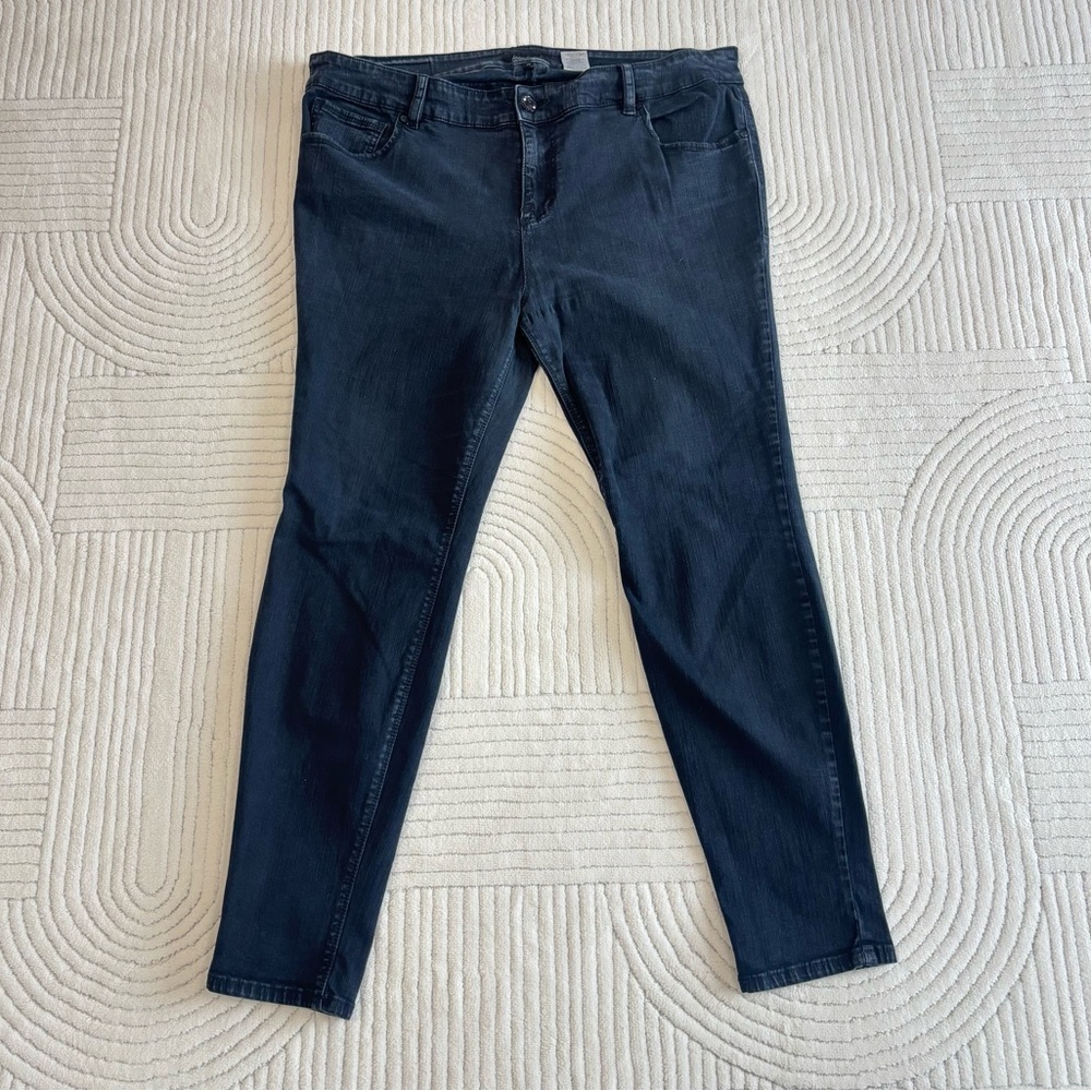 Baby Phat Y2K Vintage Faded Black High Rise Skinny Leg Stretchy Jeans